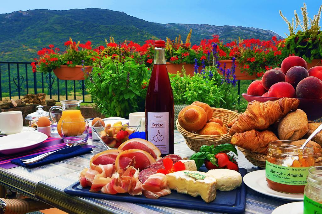 Logis Auberge Restaurant Du Vigneron Cucugnan Luaran gambar